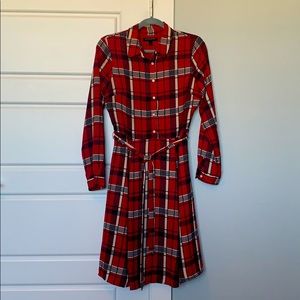 Banana Republic plaid dress